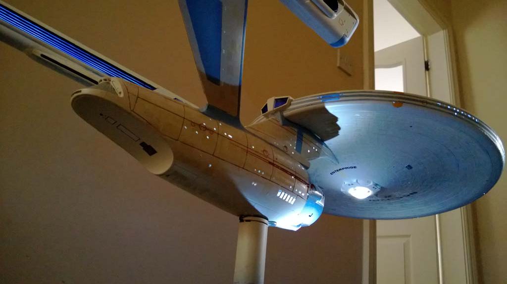 Model Construction: Polar Lights USS Enterprise