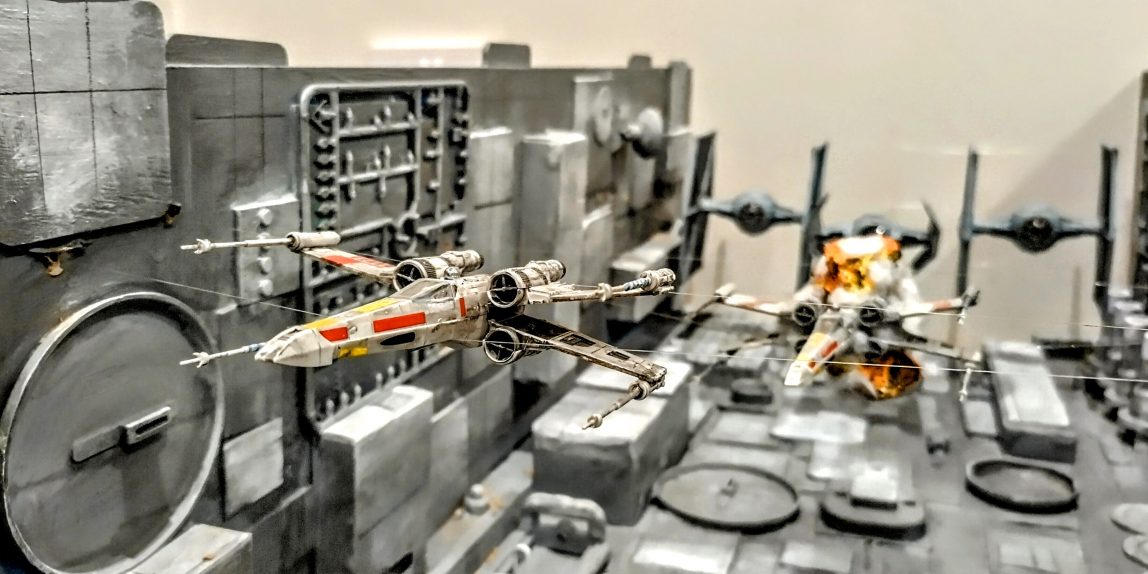 Star Wars Trench Run diorama